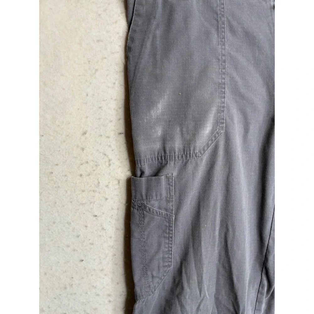Carhartt Mens Ripstop Cargo Pants Gray Work Trousers Utility 34x30